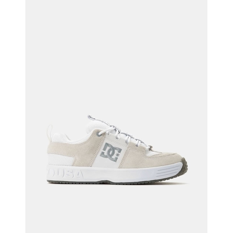 DC Lynx OG Skate Shoes – White/Grey
