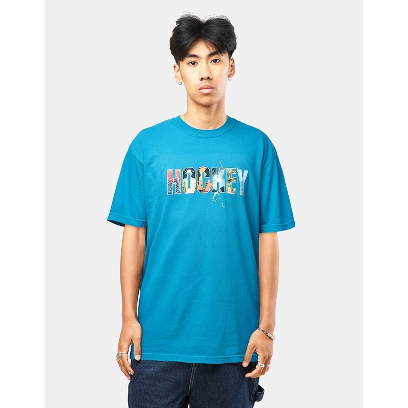 Hockey Dave’s Arena T-Shirt – Topaz Blue