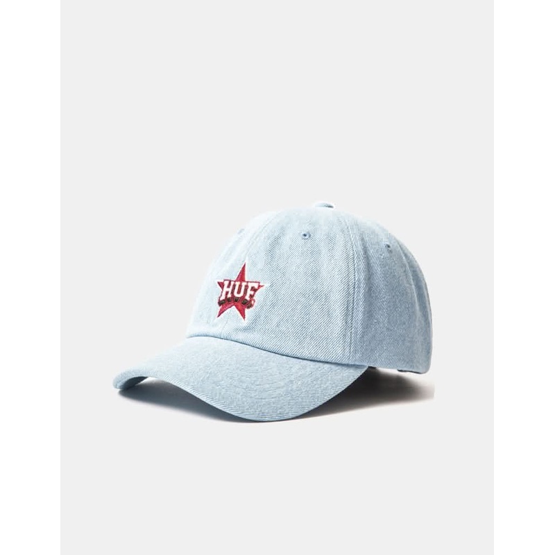 HUF All Star 6 Panel Cap – Light Blue