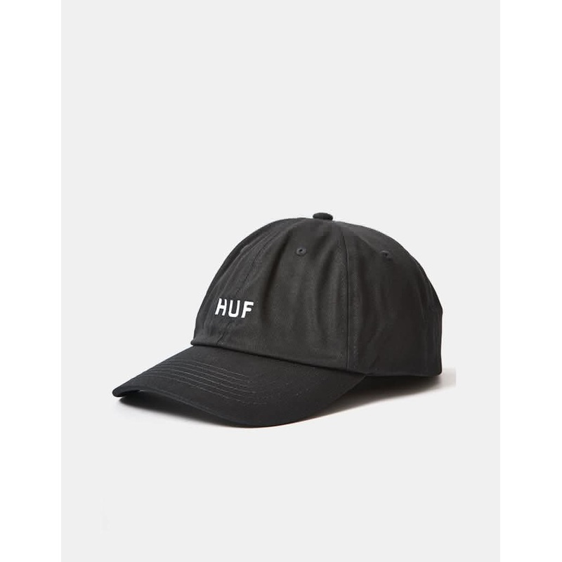HUF OG Logo Curved Visor Cap – Black