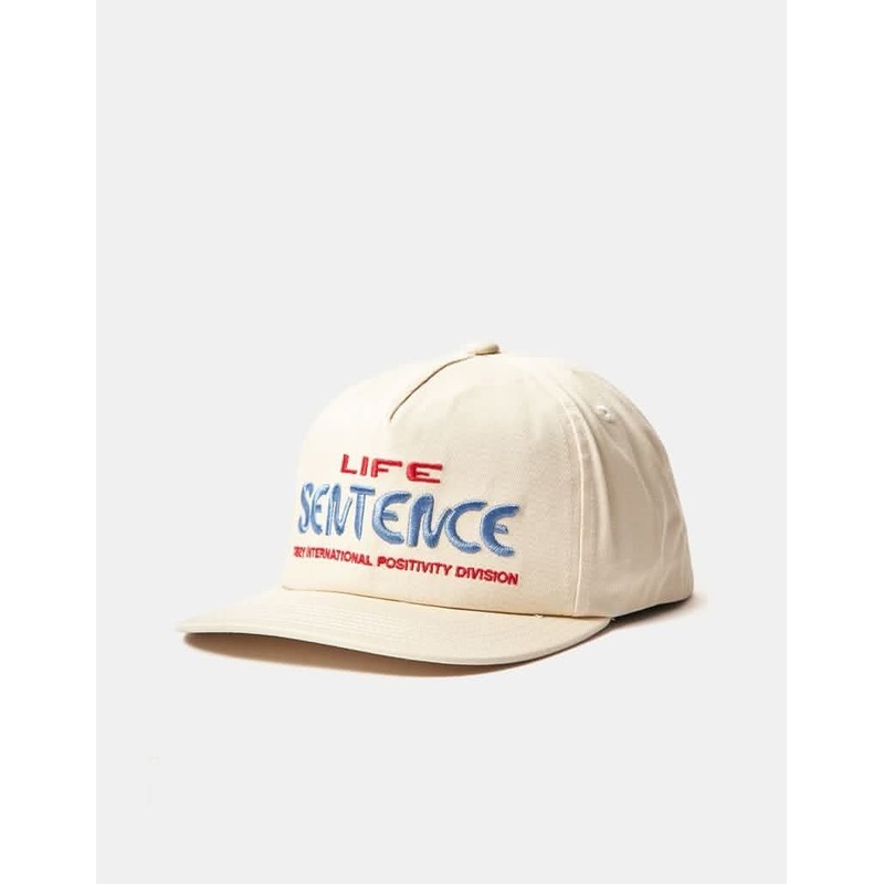 Obey Life Sentence Snapback Cap – Unbleached
