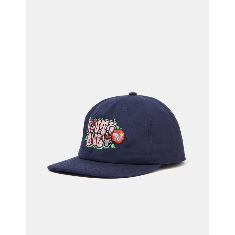 Route One Bubble Dad Cap – Navy