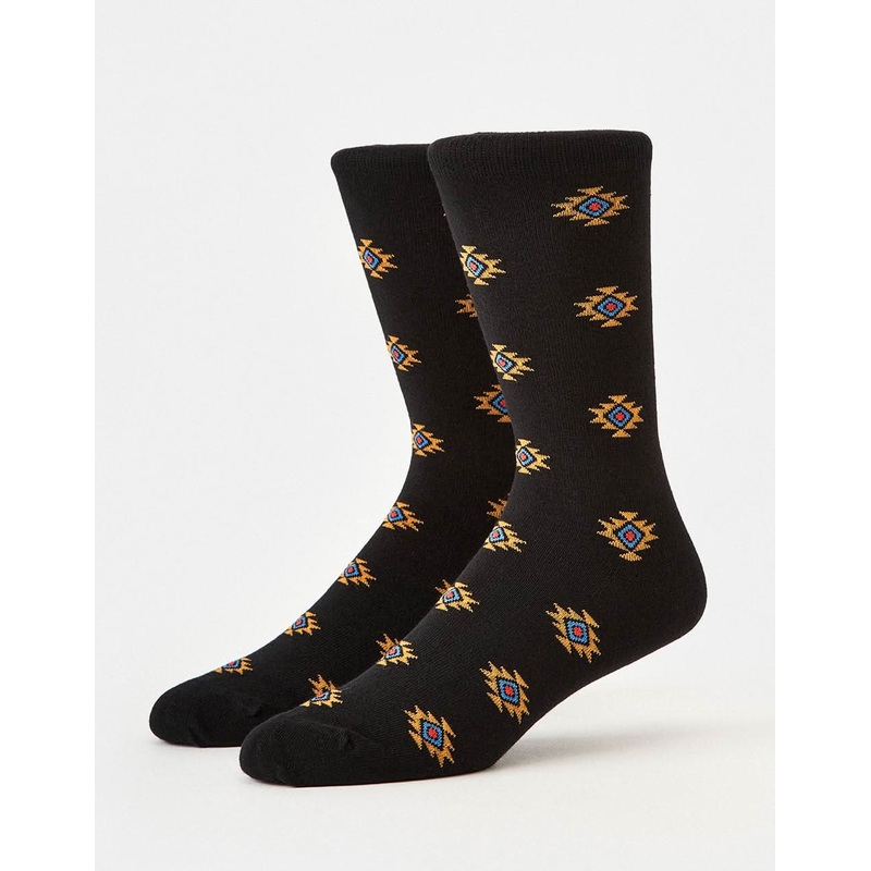 Route One Navajo Socks – Black