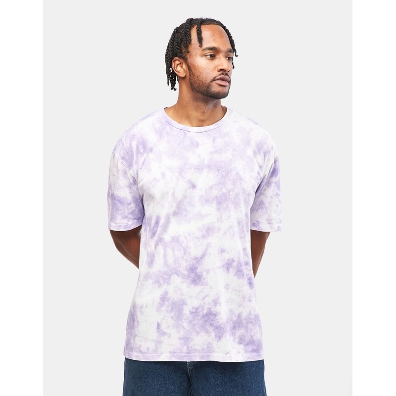 Route One Organic Tie Dye T-Shirt – Moderate Purple