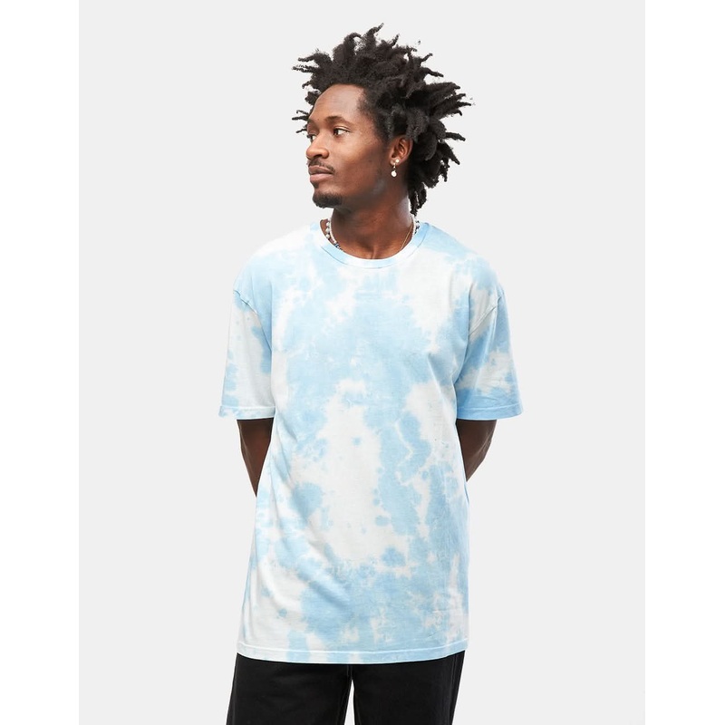 Route One Organic Tie Dye T-Shirt – Sky Blue