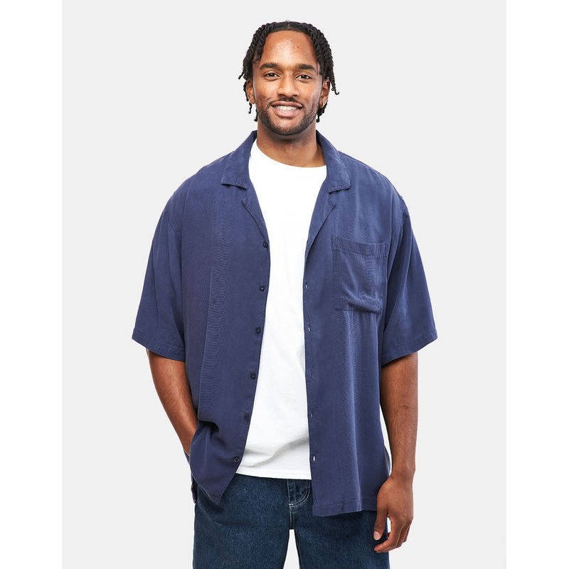 Route One Super Baggy S/S Shirt – Navy
