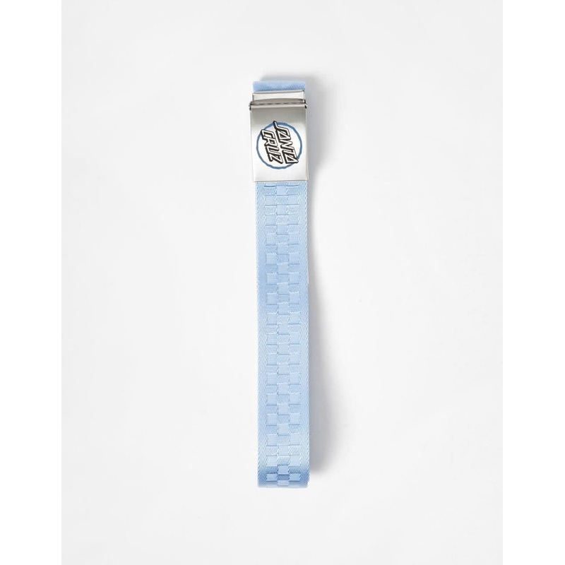Santa Cruz Breaker Opus Dot Check Web Belt – Sky Blue