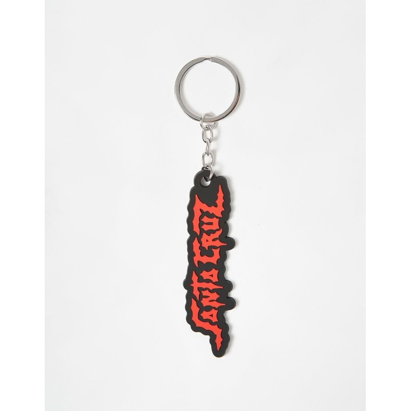 Santa Cruz Dungeon Strip Keyring – Red/Black