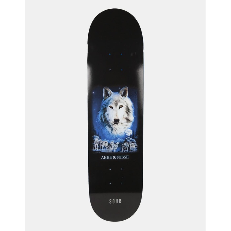 Sour Solution Nisse & Albert ‘Wolfpack’ Skateboard Deck – 9″