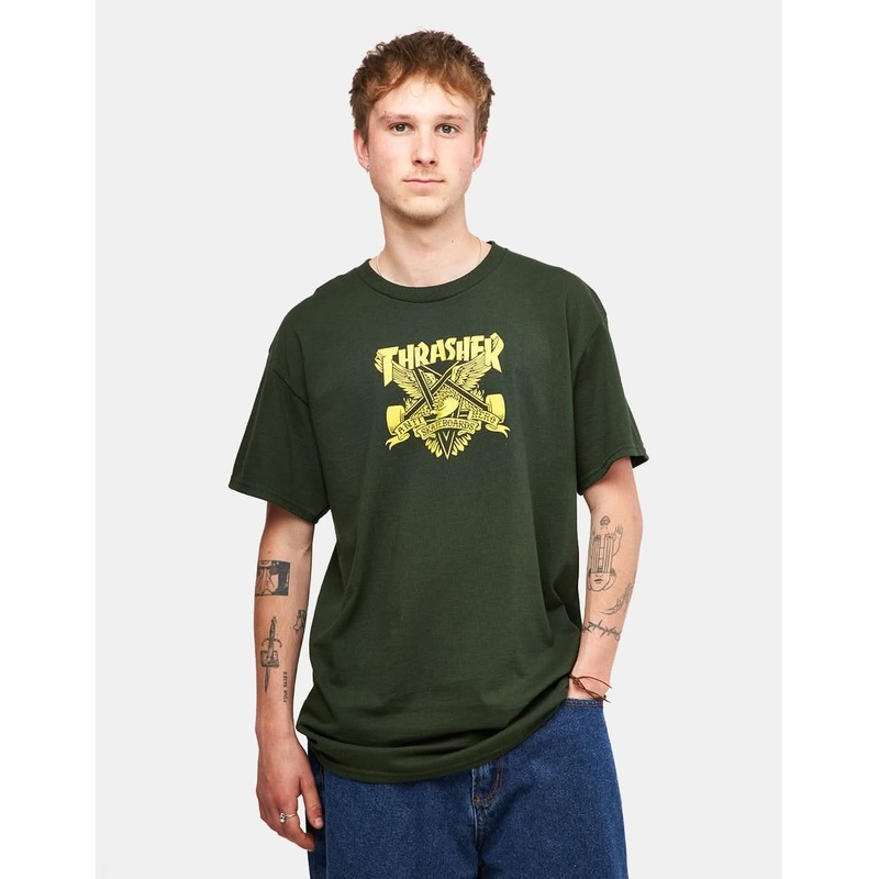 Thrasher x Anti Hero Eaglegram T-Shirt – Forest Green