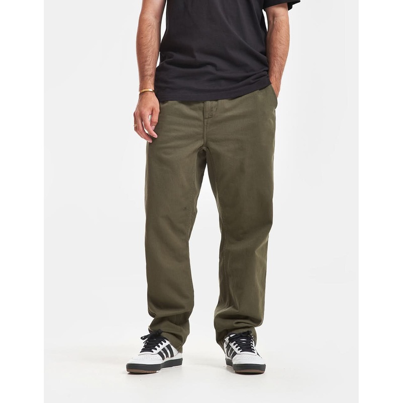 Carhartt WIP Flint Pant – Office Green (Garment Dyed)