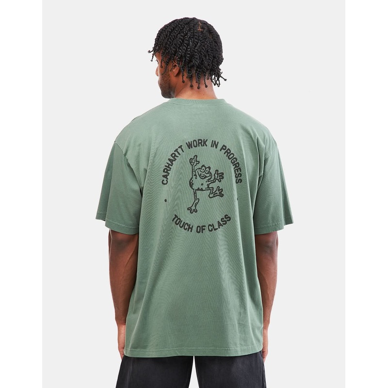 Carhartt WIP S/S Stamp T-Shirt – Duck Green/Black