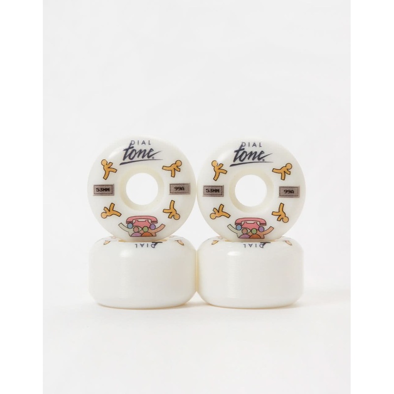 Dial Tone AOL Conical 99a Skateboard Wheels – 53mm
