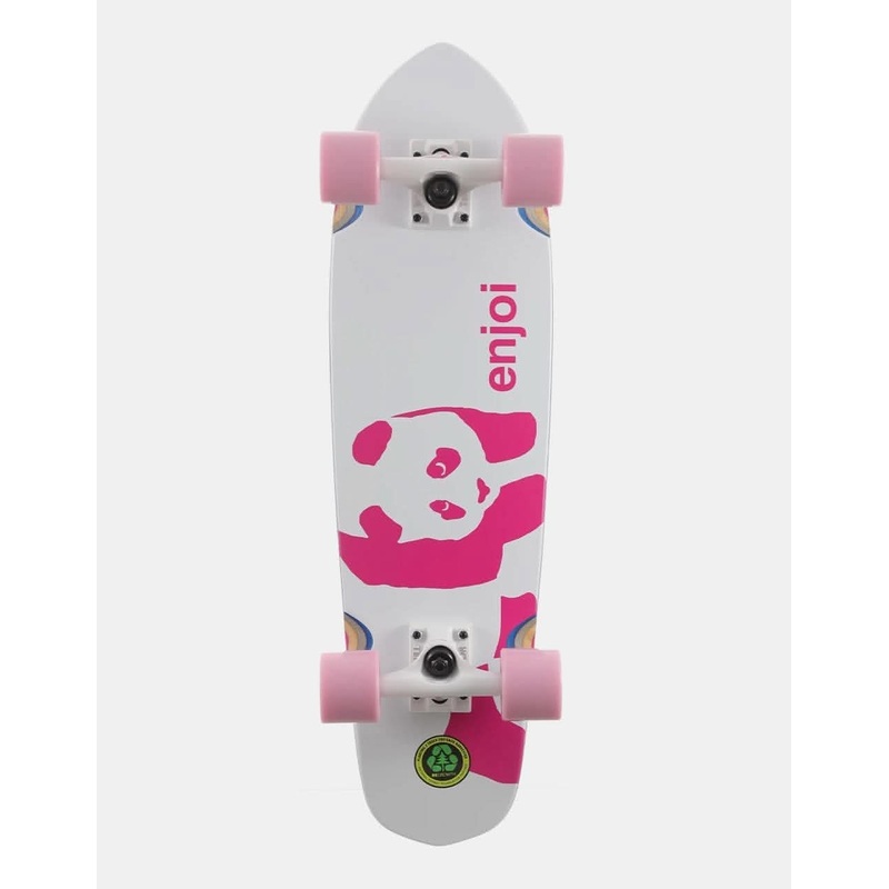 Enjoi Whitey Panda Cruiser Skateboard – 8″ x 28″