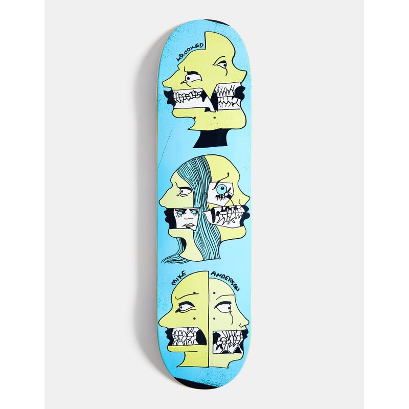 Krooked Manderson Two Face Skateboard Deck – 8.06″