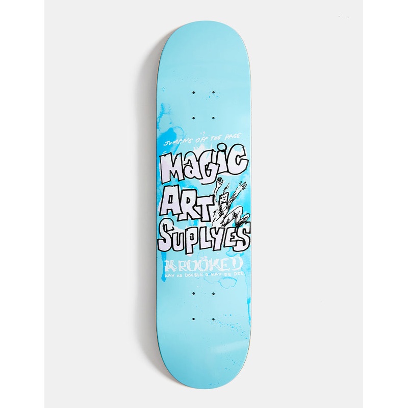 Krooked Team Magic Art Supplies Skateboard Deck – 8.06″