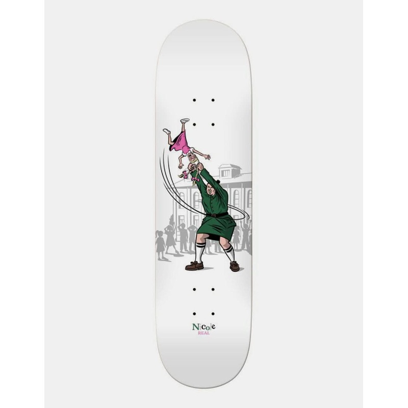 Real Nicole Hammer Throw Skateboard Deck – 8.28″