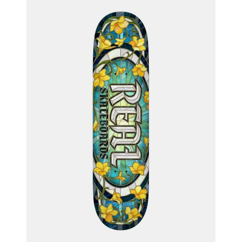 Real Team Oval Cathedral Skateboard Deck – 8.06″