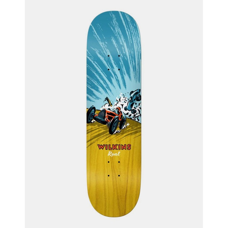 Real Wilkins Racers Skateboard Deck – 8.86″