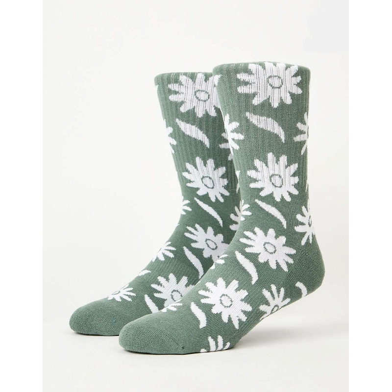 Route One Growth Crew Socks – Green