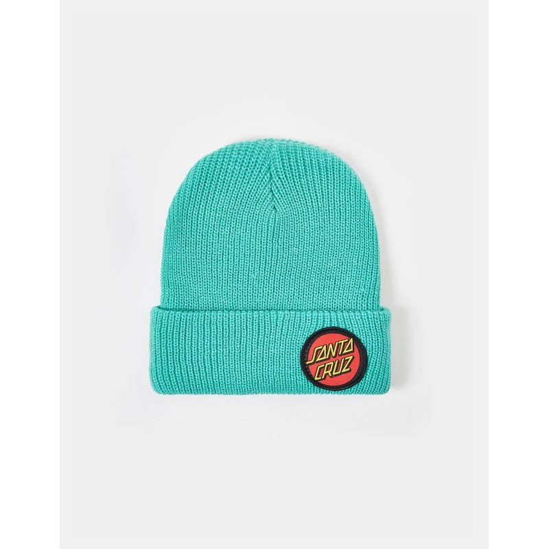 Santa Cruz Classic Dot Beanie – Aqua