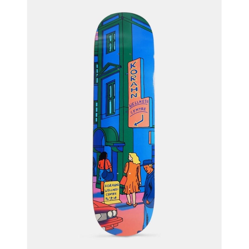 Skateboard Cafe Korahn’s Wellness Centre “High Street” Series Skateboard Deck – 8.5″