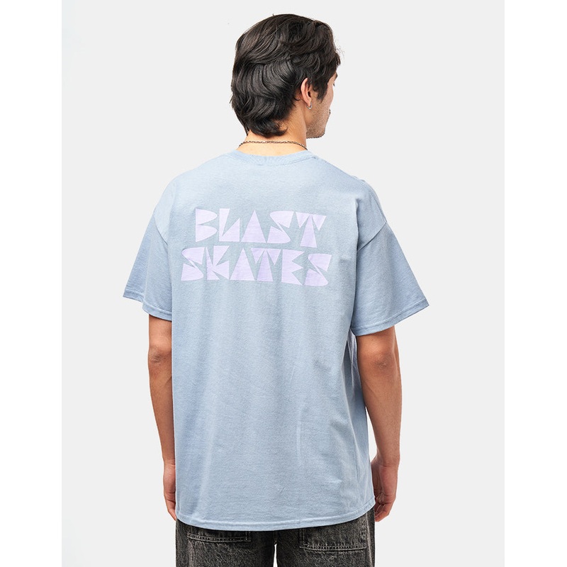 Blast Roller Earth Surfer T-Shirt – Stone Blue