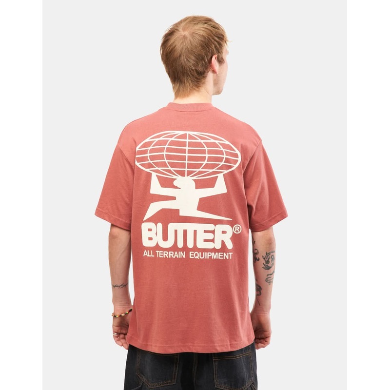 Butter Goods All Terrain T-Shirt – Rhubarb