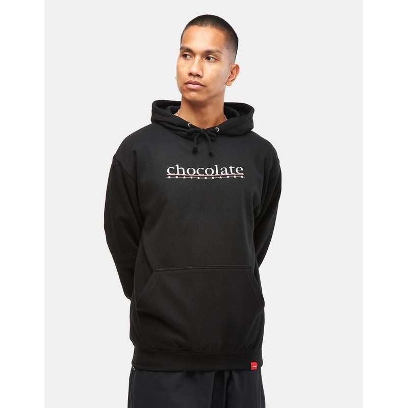 Chocolate Bar Heavy Pullover Hoodie – Black