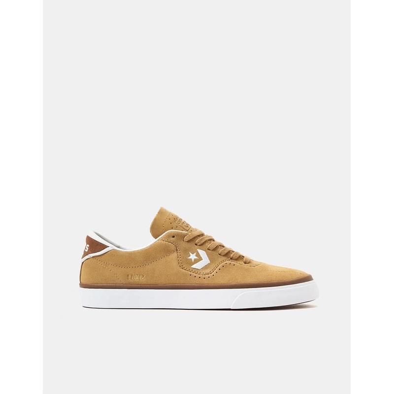 Converse Louie Lopez Pro Suede Skate Shoes – Toadstool Tan/Dark Whiskey