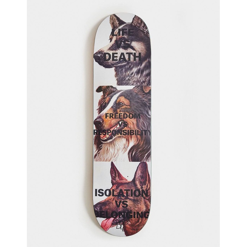 Hoddle Life V Death Skateboard Deck – 8.5″