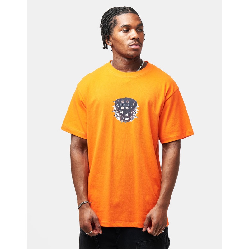 Hoddle Stud T-Shirt – Orange
