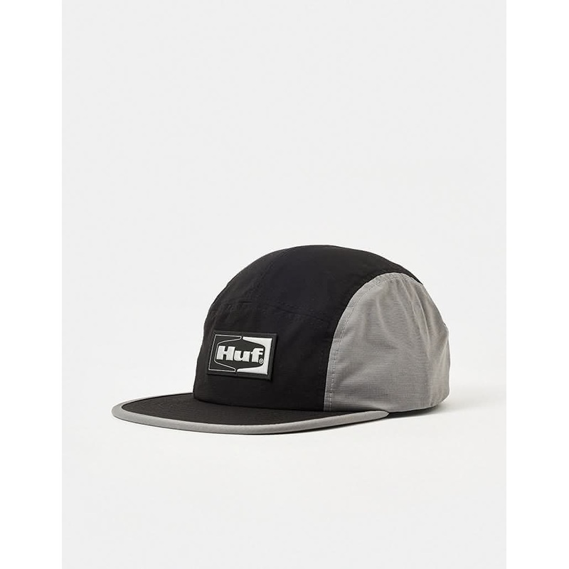 HUF Cinch Tech Volley 5 Panel Cap – Black