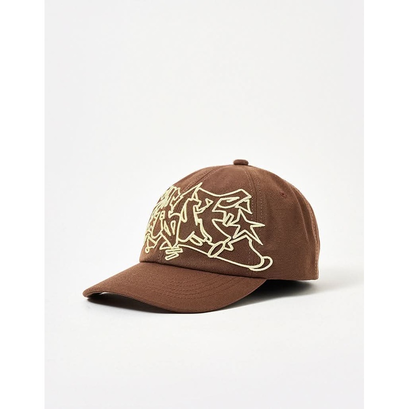 HUF Outlines Snapback Cap – Brown