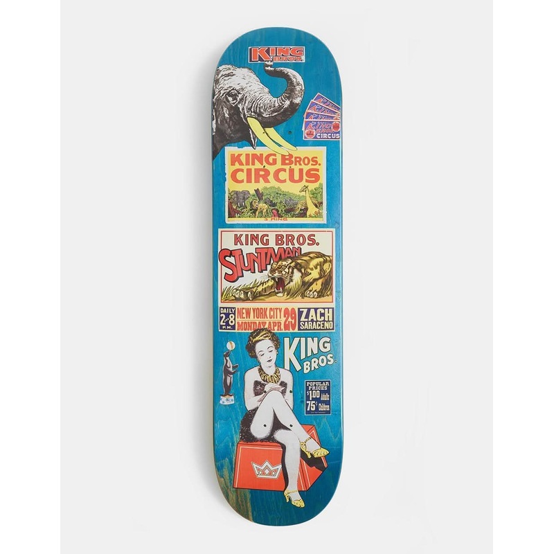 King Zach “Bros” Skateboard Deck – 8.18″