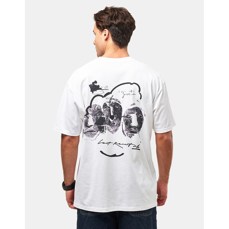 Last Resort AB x Julian Smith Heads T-Shirt – White/Black