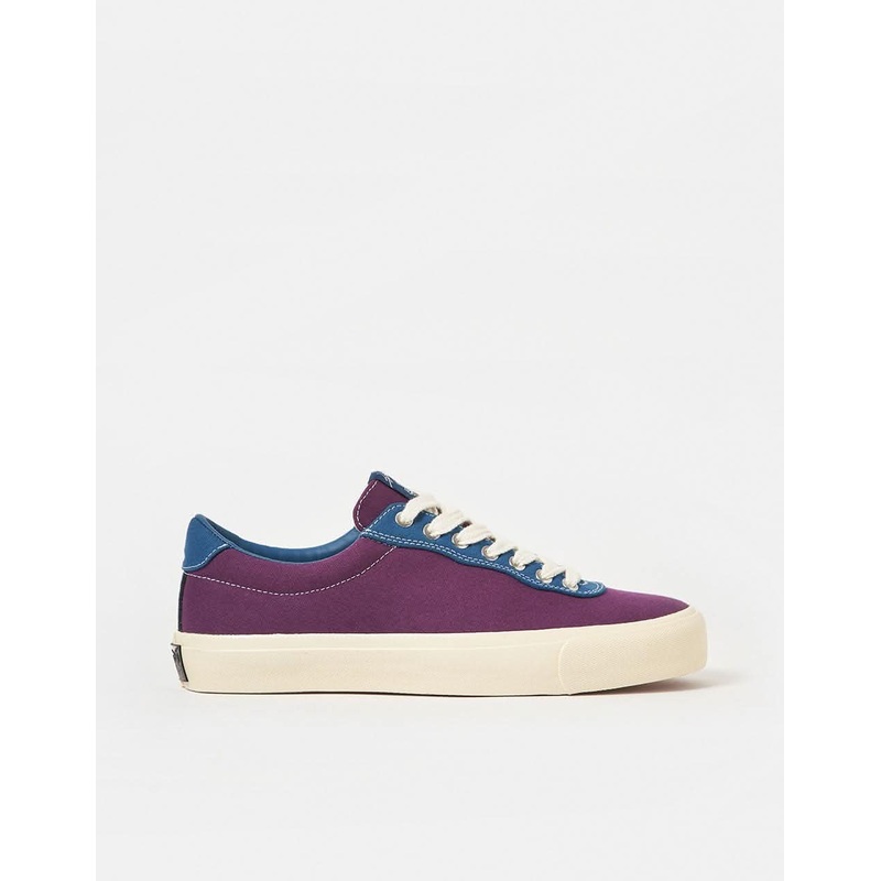 Last Resort AB x Julian Smith VM001 Lo Canvas Skate Shoes – Plum/Dirty Blue