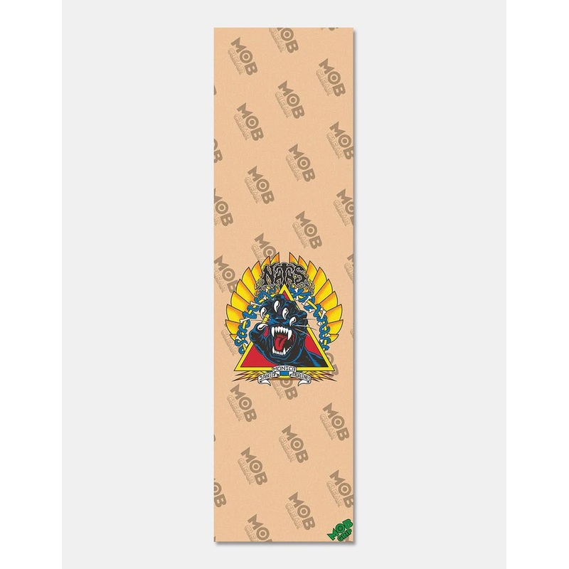 MOB x Santa Cruz Natas Screaming Panther 9″ Graphic Grip Tape Sheet