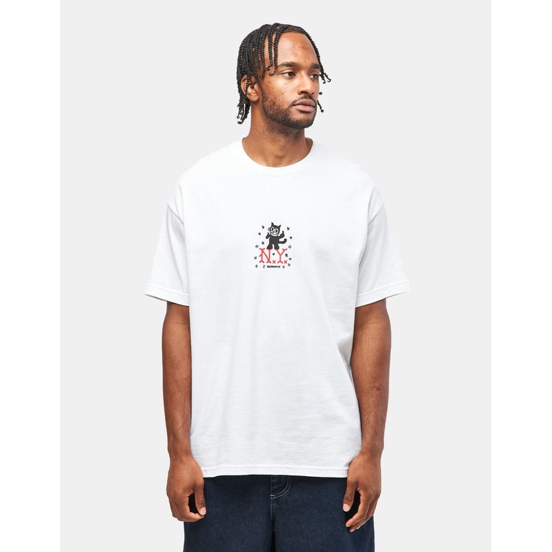 5boro NYC NY Cat T-Shirt – White/Red