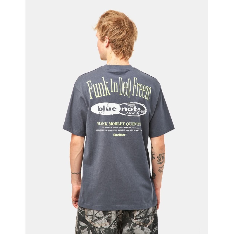 Butter Goods x Blue Note Funk T-Shirt – Charcoal