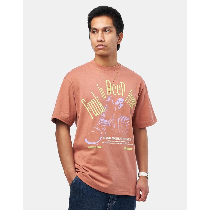 Butter Goods x Blue Note Funk T-Shirt – Washed Wood