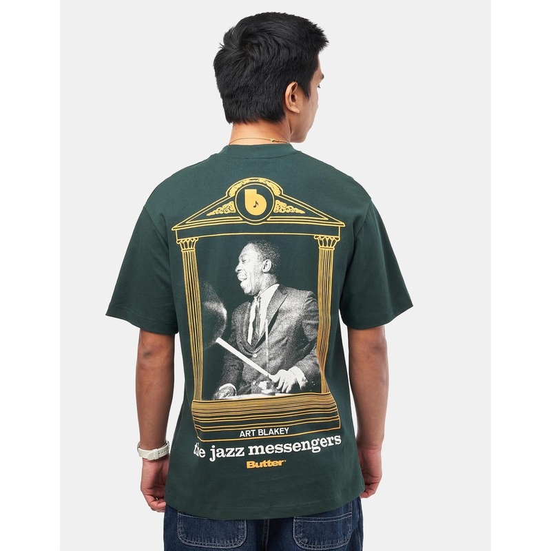 Butter Goods x Blue Note Jazz Messengers T-Shirt – Dark Forest