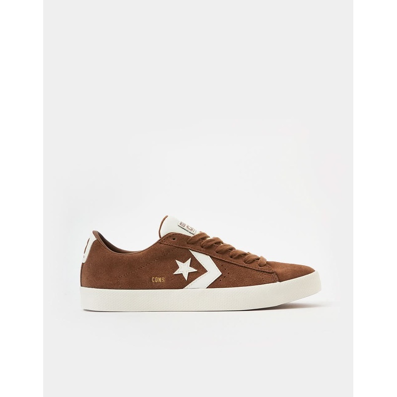 Converse PL Vulc Pro Skate Shoes – Dark Whiskey/Egret/Egret