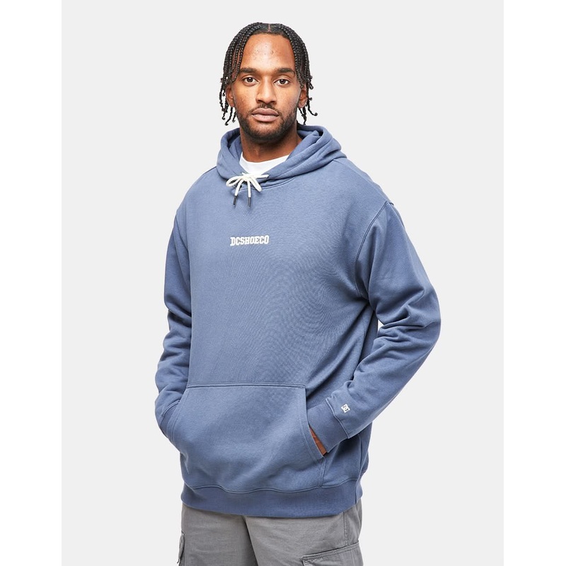 DC Baseline Pullover Hoodie – Vintage Indigo