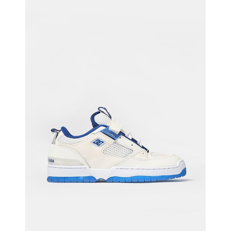 DC JS 1 Skate Shoes – White/Blue