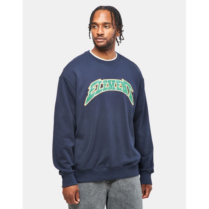 Element Flash Logo Crew – Eclipse Navy