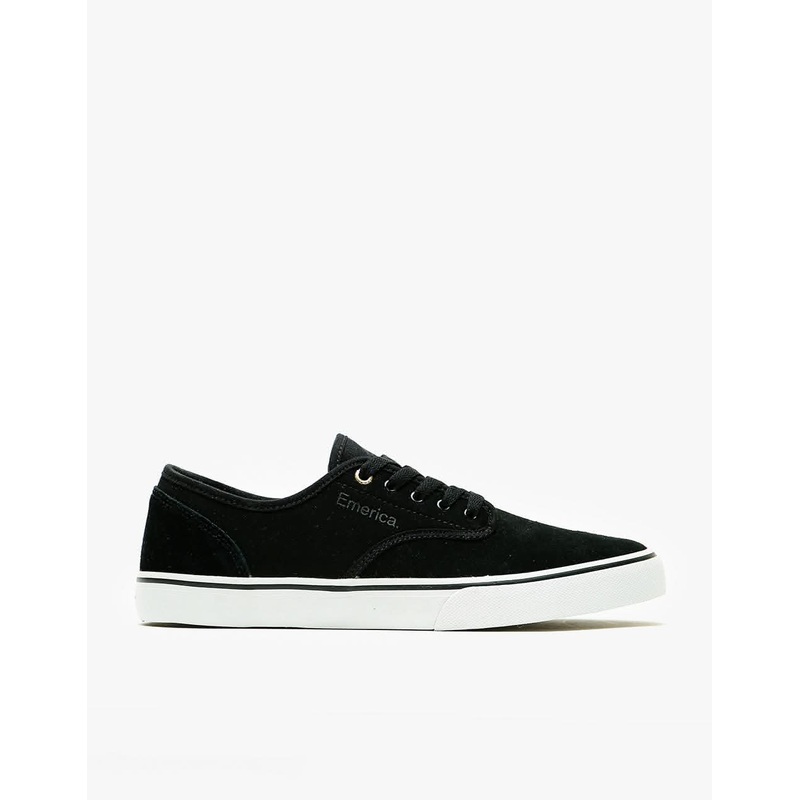Emerica Wino Standard Skate Shoes – Black/White/Gold
