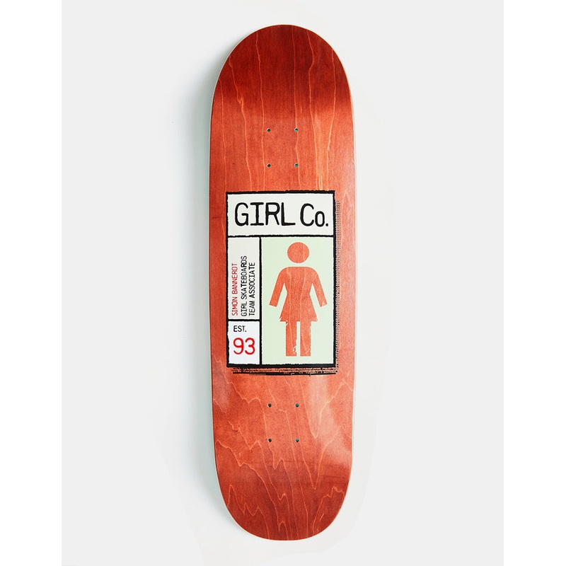 Girl Bannerot Grid Box ‘LOVESEAT+’ G060 Skateboard Deck – 9″