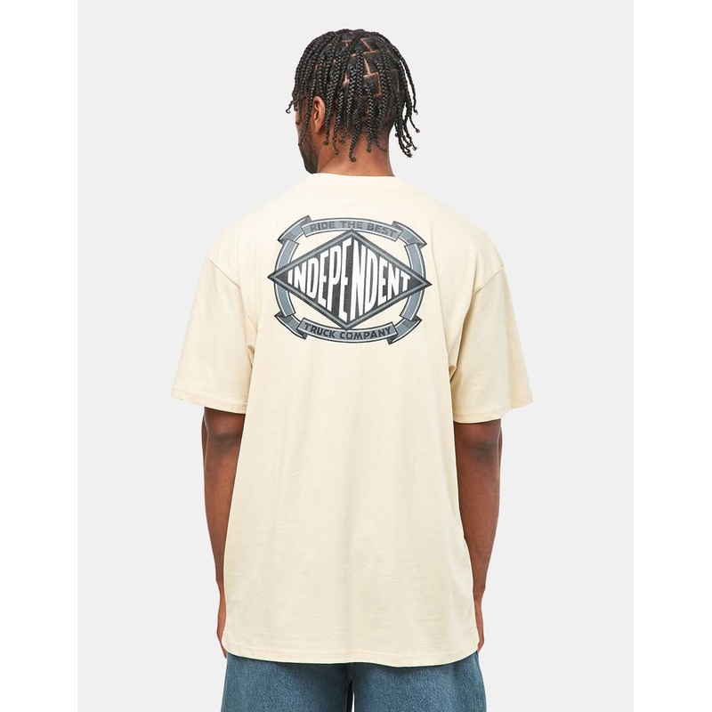 Independent Summit Scroll T-Shirt – Sand