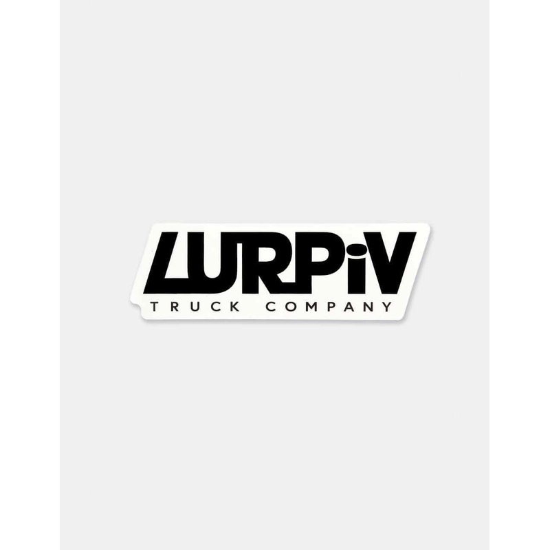 Lurpiv Big Logo Sticker – Black